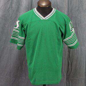 Saskatchewan Roughriders Jersey (VTG) - 1980s Away Green by Saxon - Men's